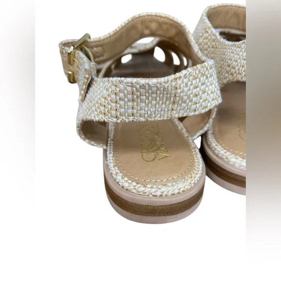Crown Vintage Trixis Beige Sandal Women’s 9 Fisherman - Picture 2 of 11